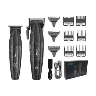 ست ماشین اصلاح موی سر و صورت وی جی ار مدل V-640 بسته 2 عددی 102058933