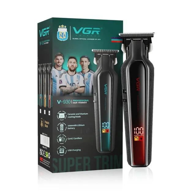 ماشین اصلاح موی سر و صورت شارژی وی جی ار مدل V-930 102059028