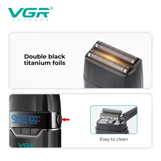 ماشین اصلاح موی سر و صورت شارژی وی جی ار مدل V-308 102058969