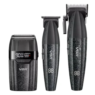 ماشین اصلاح موی سر و صورت شارژی وی جی ار مدل V-640 s3 مجموعه 3 عددی 102058986