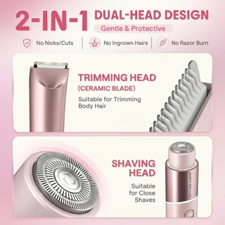 ماشین اصلاح موی صورت و بدن بانوان شیگلم مدل Smooth Moves Dual-Head 101822378