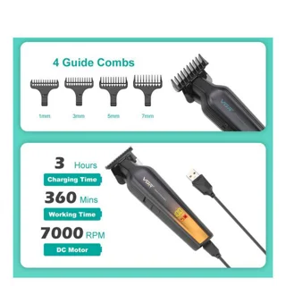 ماشین اصلاح موی سر و صورت شارژی وی جی ار مدل V-930 102059013