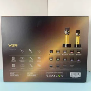 ماشین اصلاح موی سر و صورت شارژی وی جی ار مدل v-001 v--977 102058900