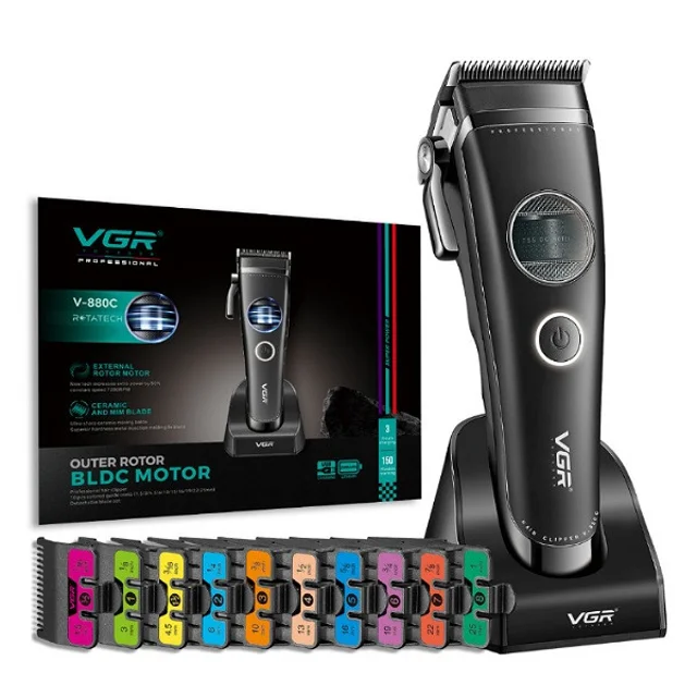 ماشین اصلاح موی سر و صورت شارژی وی جی ار مدل V-880C 102059065