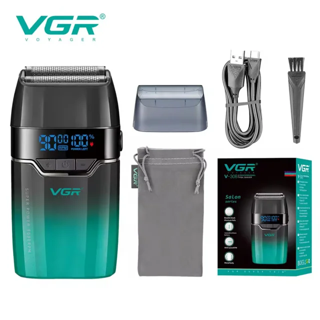 ماشین اصلاح موی سر و صورت شارژی وی جی ار مدل V-308 102058973