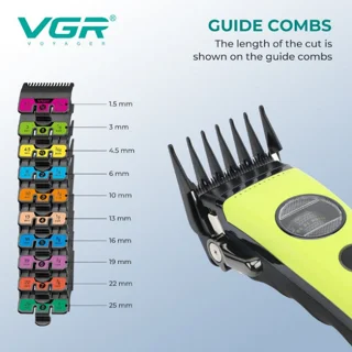 ماشین اصلاح موی سر و صورت شارژی وی جی ار مدل V-880C 102059066
