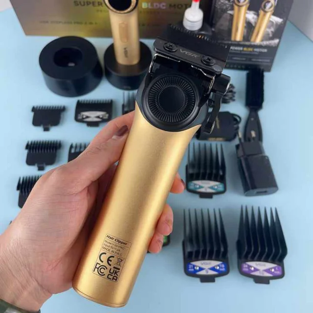 ماشین اصلاح موی سر و صورت شارژی وی جی ار مدل v-001 v--977 102058902