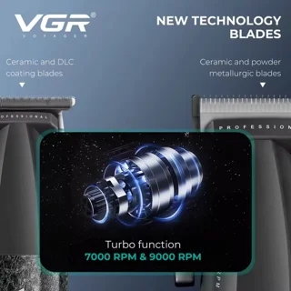ماشین اصلاح موی سر و صورت شارژی وی جی ار مدل V-640 s3 مجموعه 3 عددی 102058987