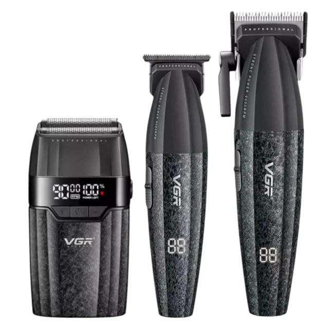 ماشین اصلاح موی سر و صورت شارژی وی جی ار مدل V-640 s3 مجموعه 3 عددی 102058980