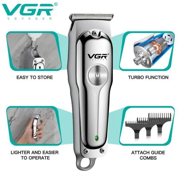ماشین اصلاح موی سر و صورت وی جی ار مدل PROFESSIONAL V_071 102058945