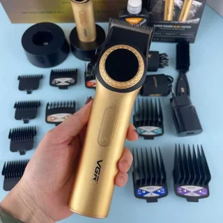 ماشین اصلاح موی سر و صورت شارژی وی جی ار مدل v-001 v--977 102058901