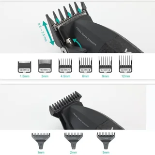 ماشین اصلاح موی سر و صورت شارژی وی جی ار مدل V-640 s3 مجموعه 3 عددی 102058985