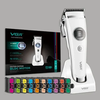 ماشین اصلاح موی سر و صورت شارژی وی جی ار مدل V-880C 102059073